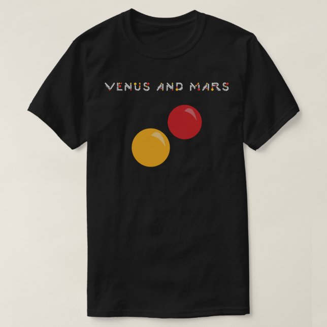 Venuss och Mars - Albumtäcke T Shirt (Design framsida)