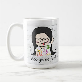 veo gente fea kaffemugg