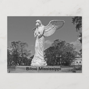 Vepande ängel vid Biloxi Visitor Center Vykort
