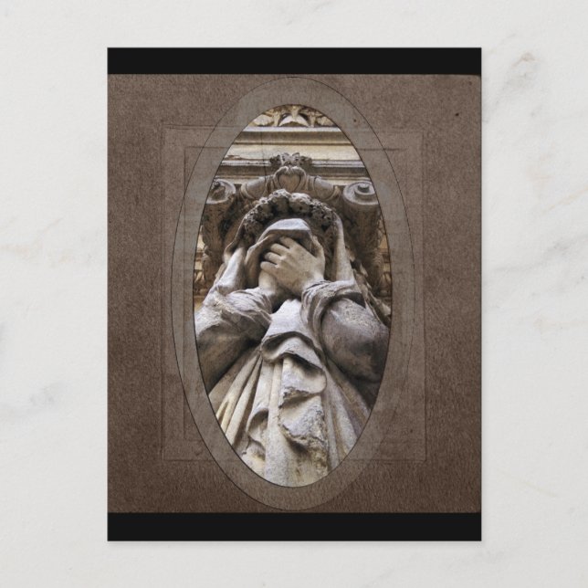 Vepande konstskyddat vykort (Framsida)