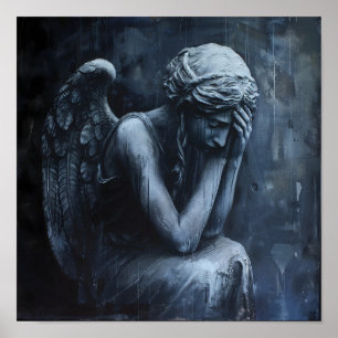 Vepande stone Angel Poster