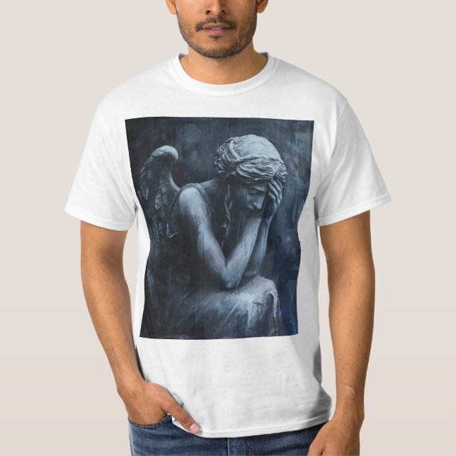 Vepande stone Angel T Shirt (Framsida)