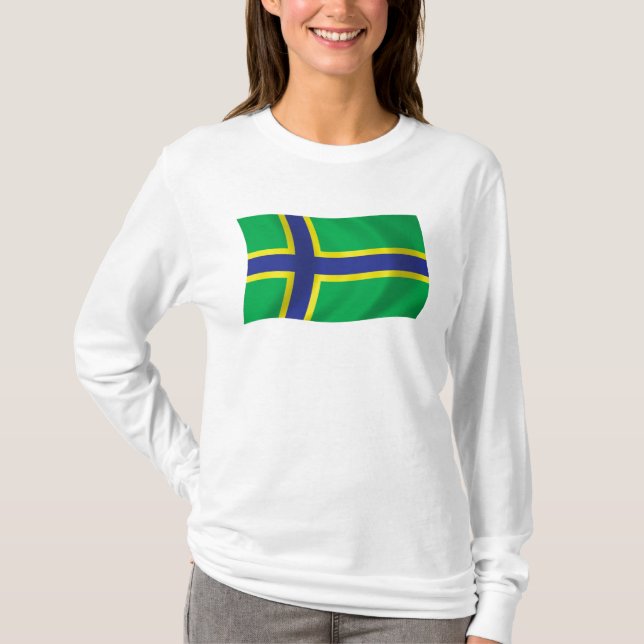 Vepsian Flagga Shirt Tröja (Framsida)