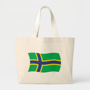 Vepsianernas Flaggas Totebag Jumbo Tygkasse