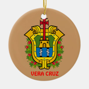 Vera Cruz, Mexico beställnings- julprydnad Julgransprydnad Keramik