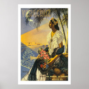 ’Vera Cruz’ Vintage resor Poster