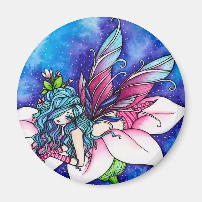 Vera Fairy Fantasy Flower Magnet (Framsidan)