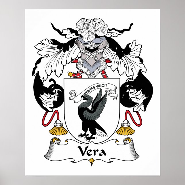 Vera Family Crest Poster (Framsidan)