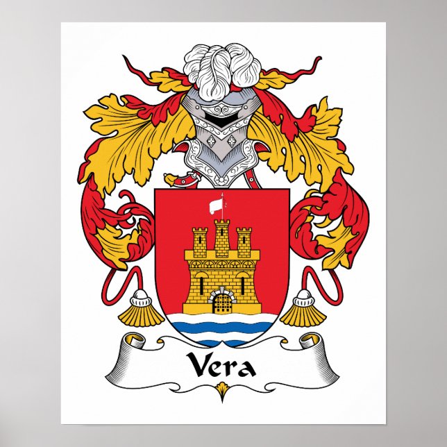 Vera Family Crest Poster (Framsidan)