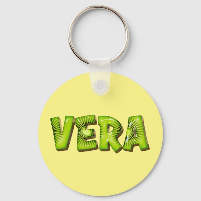 Vera Name Kiwi Design Schlüsselanhänger Nyckelring (Framsida)