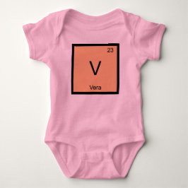 Vera Namn kemi Inslag Periodiska Bord Tee Shirt