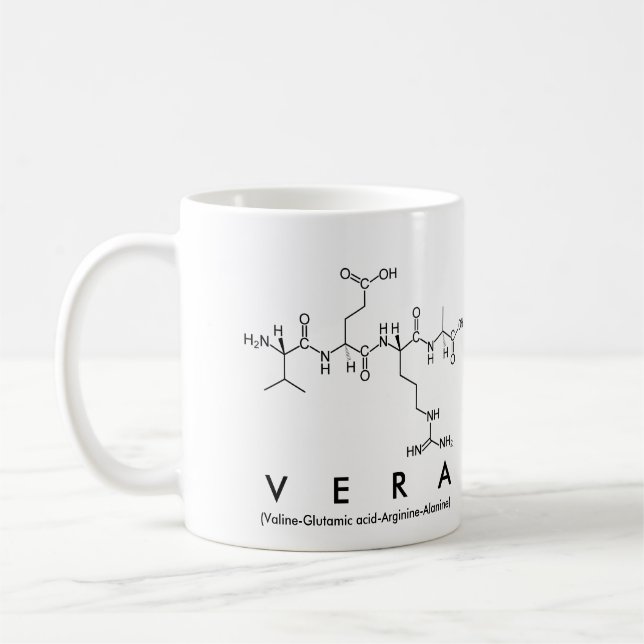 Vera peptide namn mugg (Vänster)