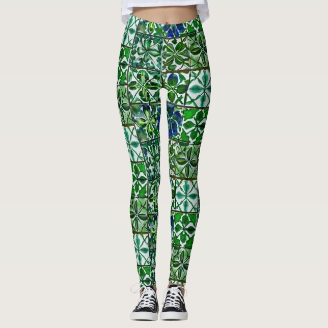 Veranda Verde Leggings (Framsida)
