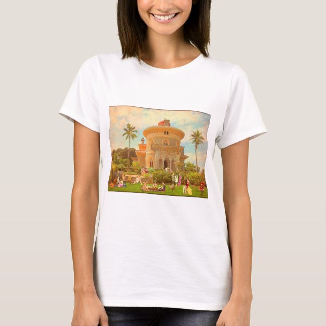Verão de 1934 em Monserrate (Sintra - Portugal) T Shirt (Framsida)
