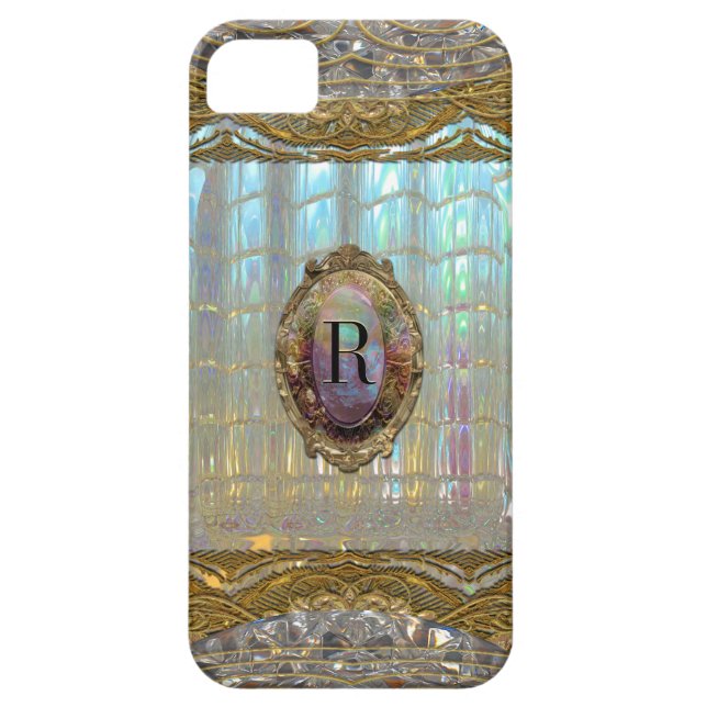 Veraspeece Baroque Monogram Case-Mate iPhone Skal (Baksidan)