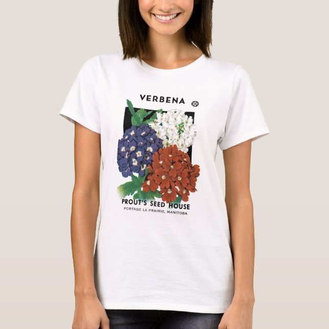 Verbena-förpackningens etikett tee (Framsida)