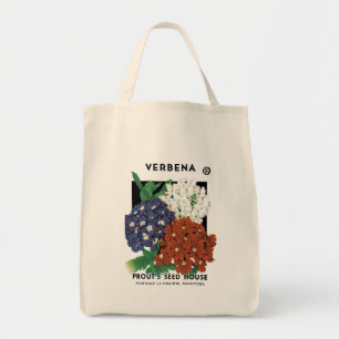 Verbena-förpackningens etikett tygkasse