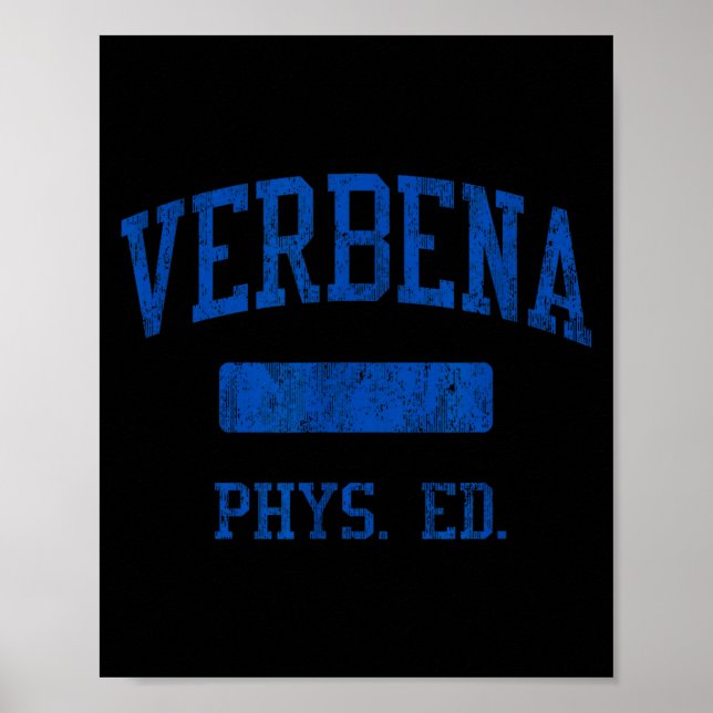 Verbena High School Hs Verbena Al Phys Ed  Poster (Framsidan)