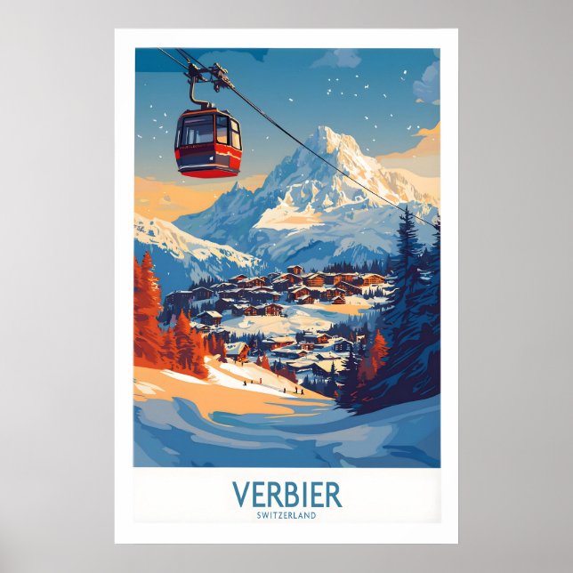Verbier Väggkonsttryck 1 Poster (Framsidan)