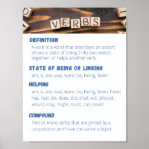 Verbs Poster
