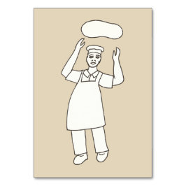 Verbs Tossing Chef Pizza Reading Flashcards Bordsnummer