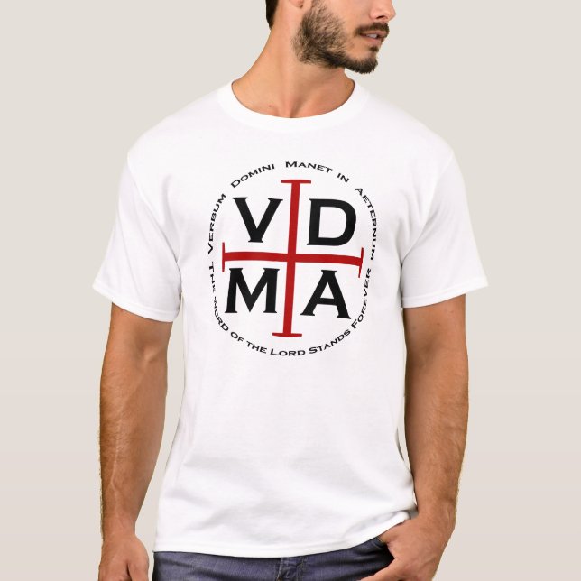 Verbum Domini Manet i Aeternum Tee (Framsida)