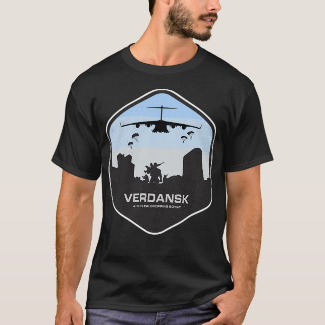 Verdansk Warzone Battle Royale T Shirt (Framsida)