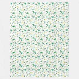 Verdant Flowers Mysiga Blanket Fleecefilt