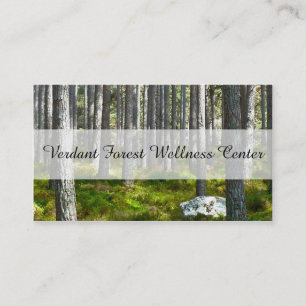 Verdant Forest Meditation Visitkort