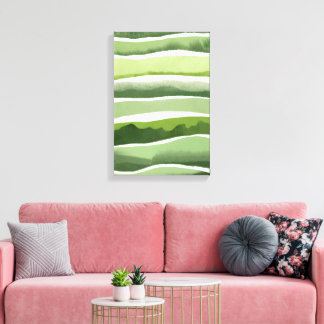Verdant Harmony Stretched Kanvastryck