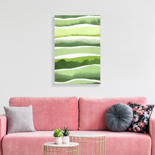 Verdant Harmony Stretched Kanvastryck (Insitu (Vardagsrum))