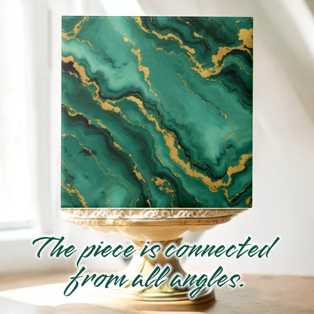 Verdant Luxe Marble Tile Kakelplatta (Skapare uppladdad)