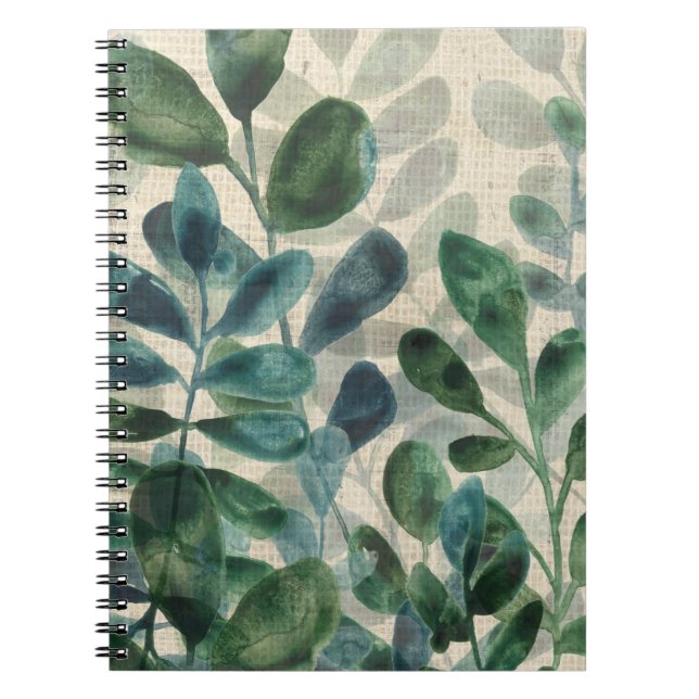 Verdant Sophistication - Tropical Lövs Anteckningsbok (Framsidan)