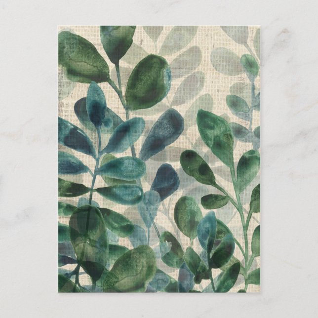 Verdant Sophistication - Tropical Lövs Vykort (Framsida)