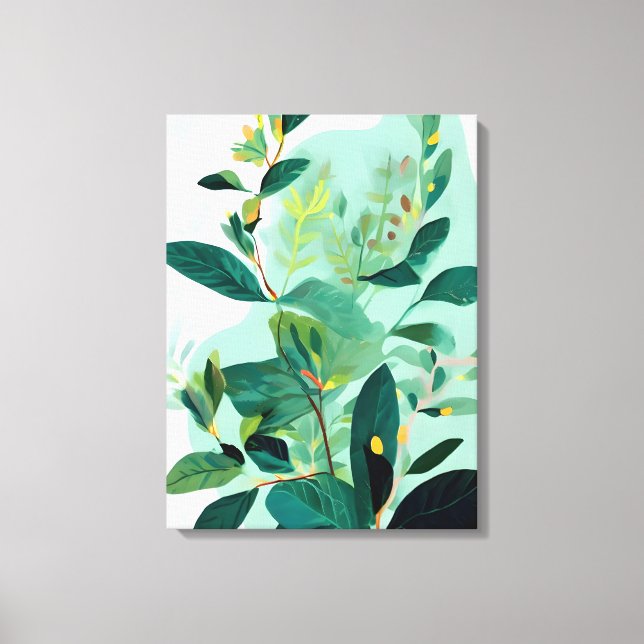 Verdant Tapestry Canvastryck (Framsida)