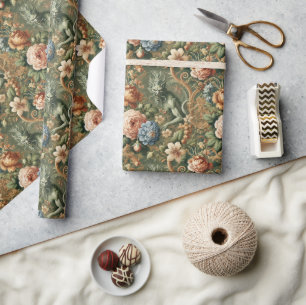 Verdants vrede - Mythic Blommigt Design Presentpapper