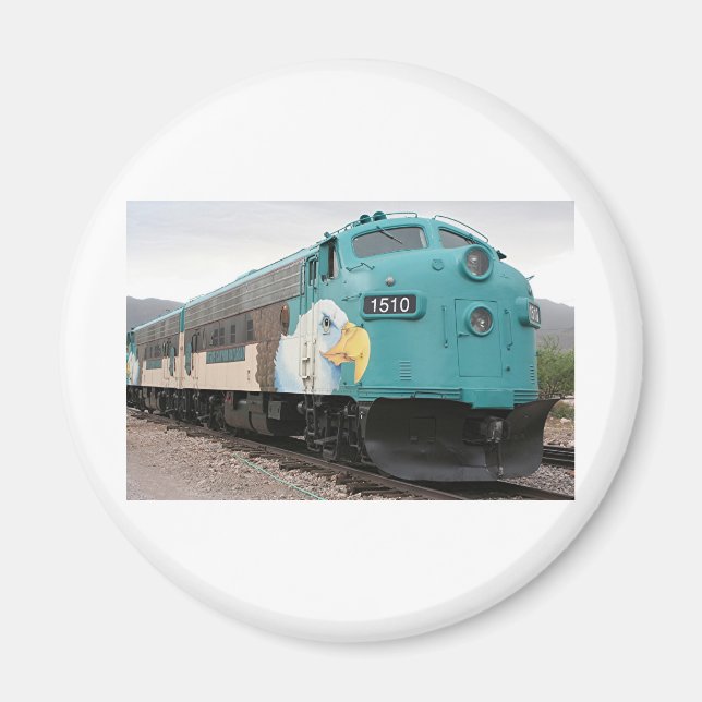 Verde Canyon locomotive, Arizona, USA Magnet (Framsidan)