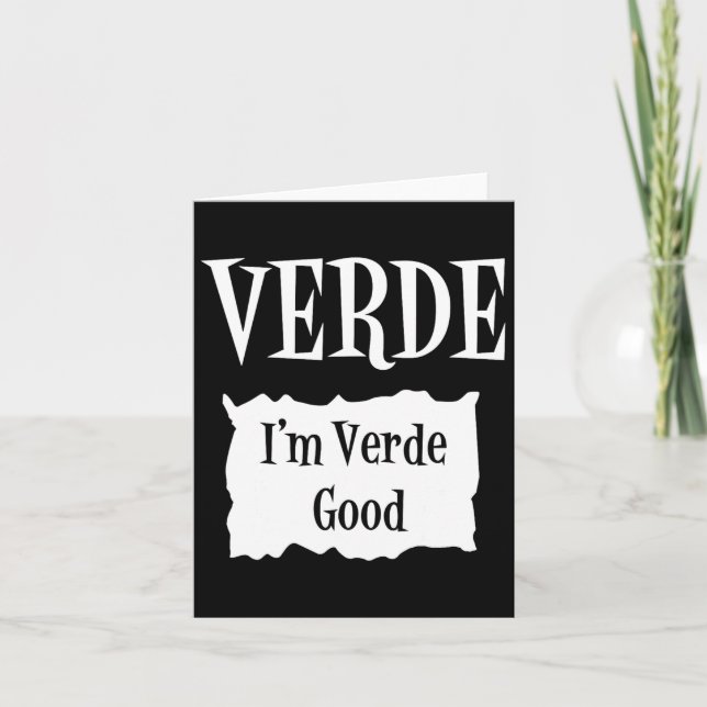Verde - Hett Packet Halloween Taco Costume 1 Kort (Framsida)