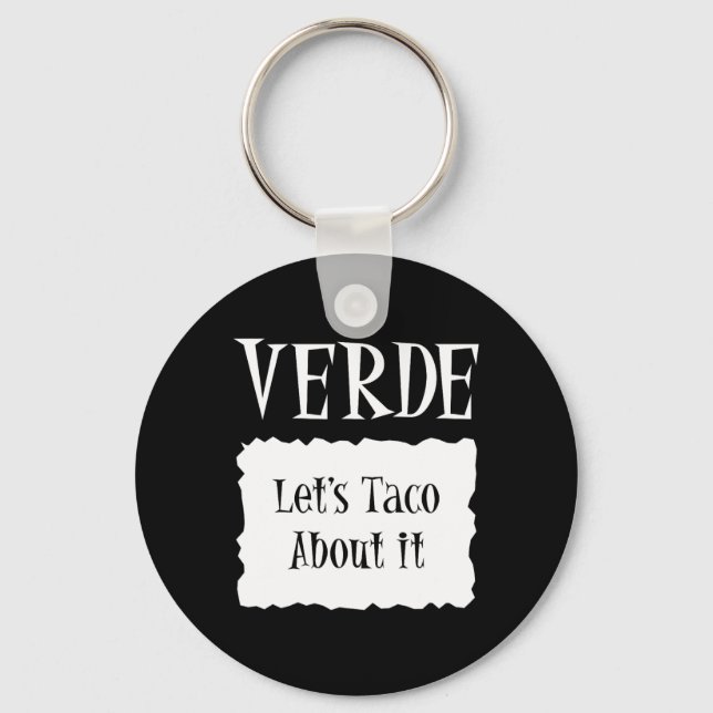 Verde - Hett Packet Halloween Taco Costume Nyckelring (Framsida)