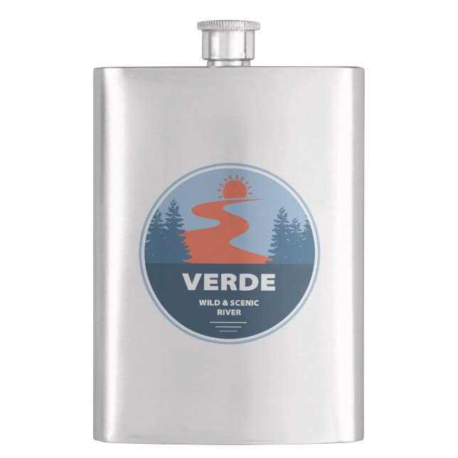 Verde-Vilden och floden Arizona Fickplunta (Framsidan)