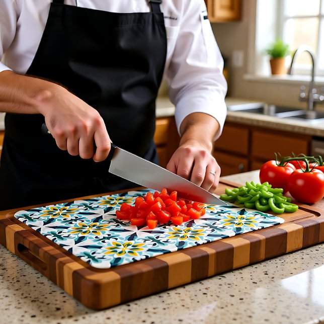 💛 VerdeSol Azulejo Harmony (💛 💚 VerdeSol Azulejo Harmony Cutting Board)