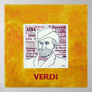VERDI-affisch Poster