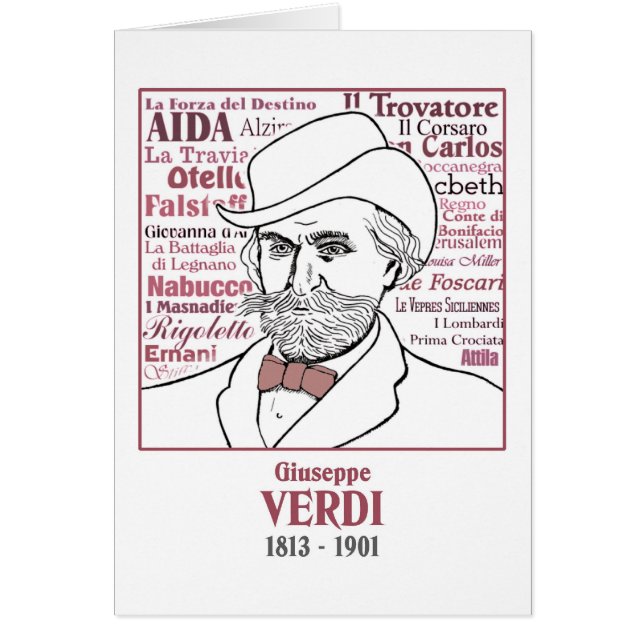 Verdi Hälsningskort (Framsidan)