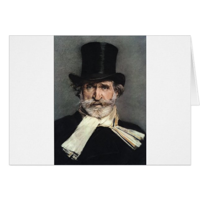 verdi hälsningskort (Framsidan Horizontal)