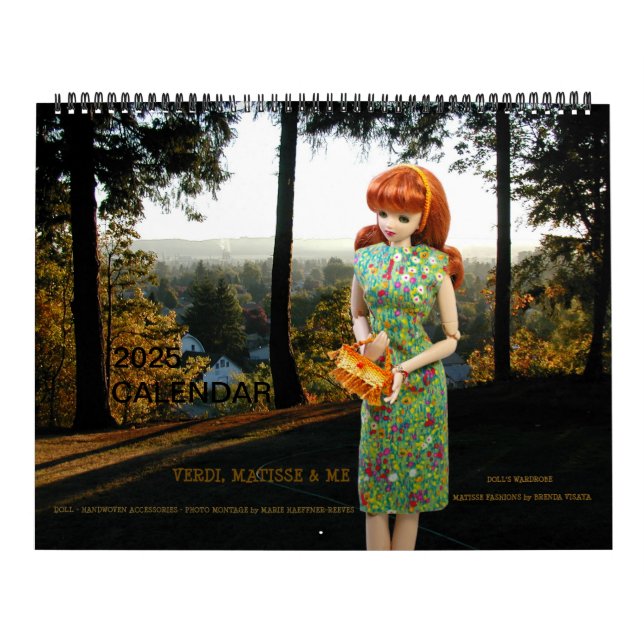 Verdi, Matisse and Me, 2025 Calendar Kalender (Omslag)