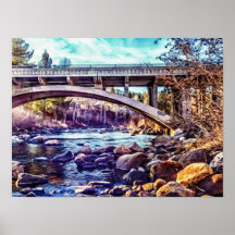 Verdi Truckee flodbro