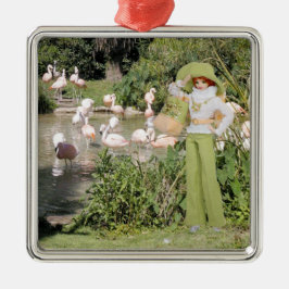 Verdi vid Houston Zoo Julgransprydnad Metall