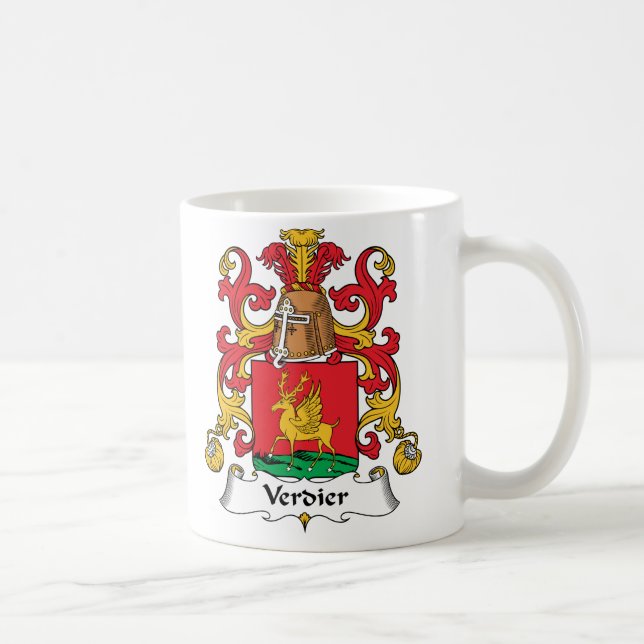Verdier familjvapensköld kaffemugg (Höger)