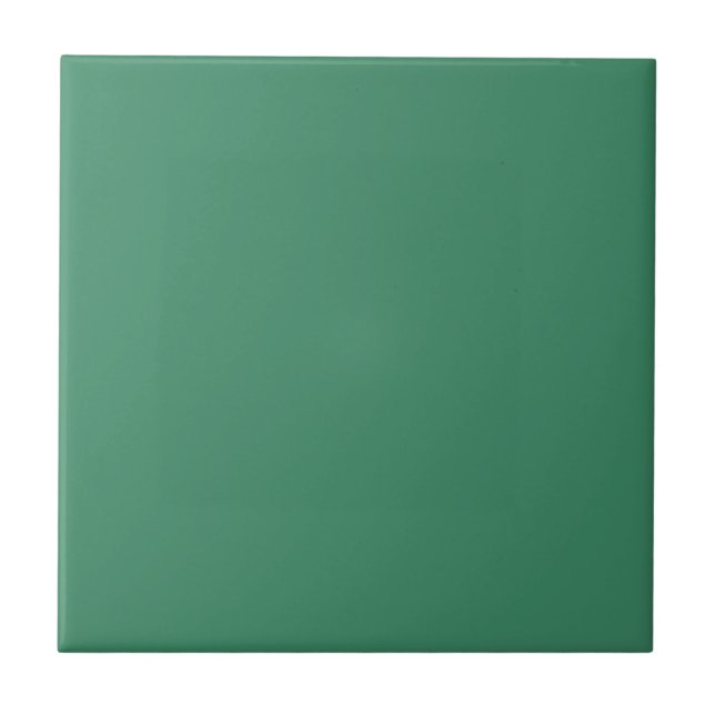 Verdigris Grönt Solid Färg Tile Kakelplatta (Framsidan)