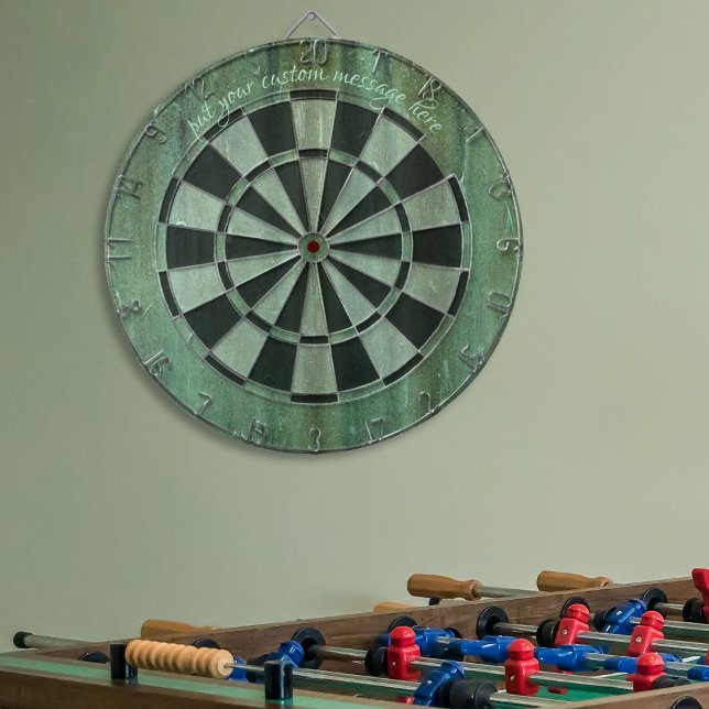 Verdigris Weasted Bronze Titta Darttavla (Skapare uppladdad)